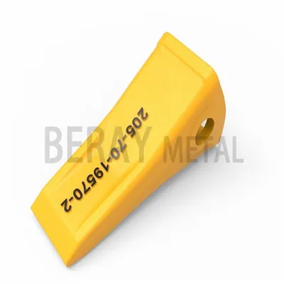 205-70-19570 PC200 untuk Alat Pengolah Tanah Komatsu GET Bucket Teeth